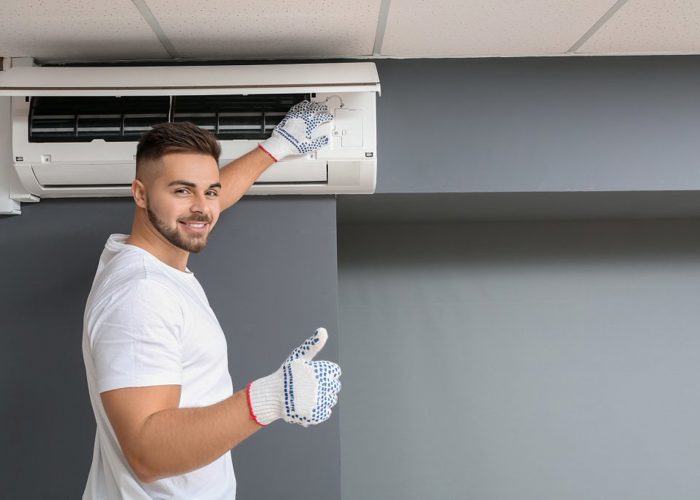 Sign Air Con Needs Repair